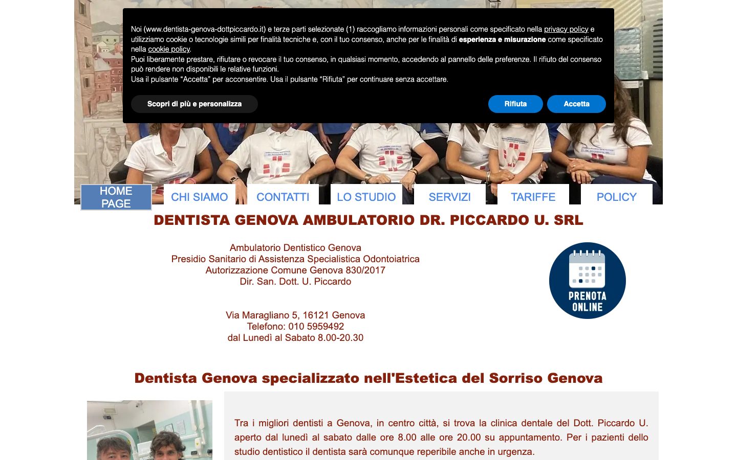 Il sito di oggi